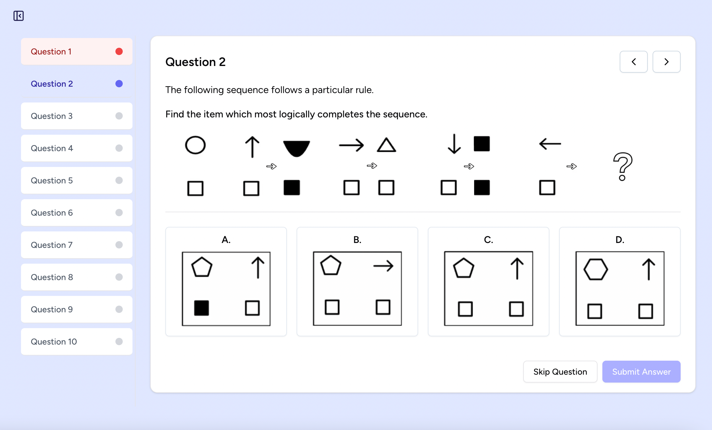 Question Bank Interface